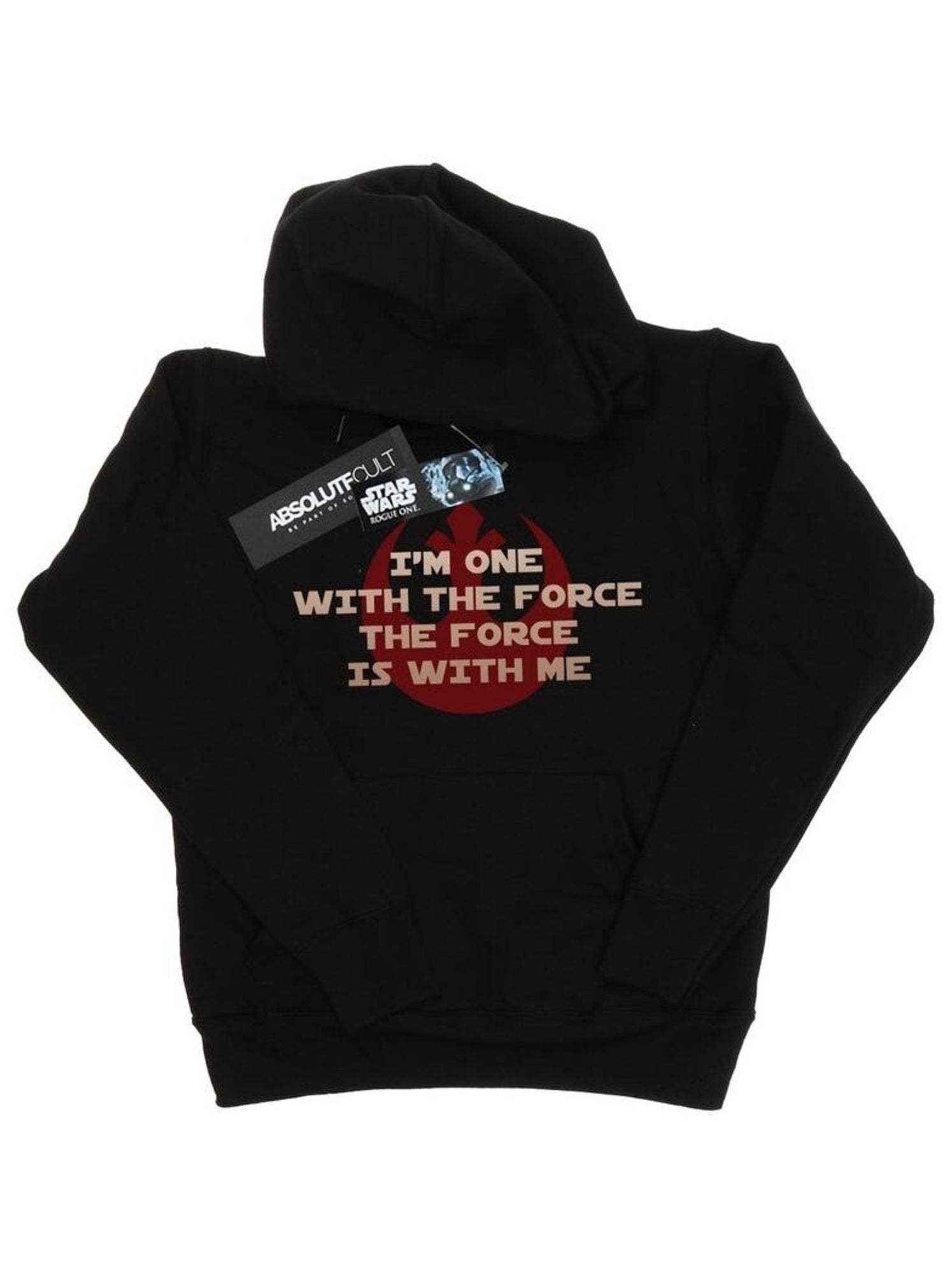 Star Wars - Sweat à capuche ROGUE ONE I'M ONE WITH THE FORCE - Kiabi